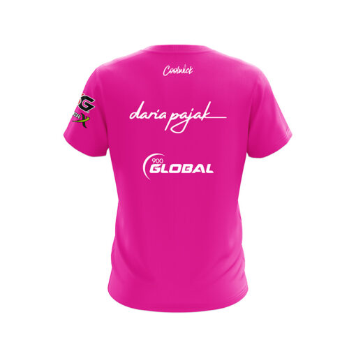 Daria Pajak Pink CoolWick Bowling Jersey - Image 2