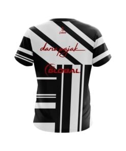 Alternative view of Daria Pajak Black White Stripe CoolWick Bowling Jersey