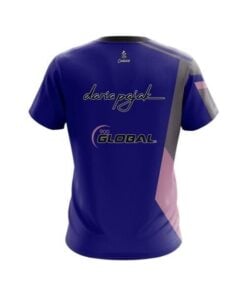 Alternative view of Daria Pajak Twist Purple CoolWick Bowling Jersey
