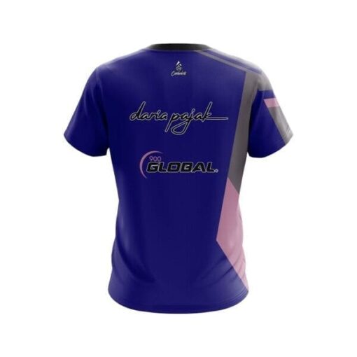 Daria Pajak Twist Purple CoolWick Bowling Jersey - Image 2