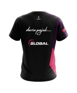 Alternative view of Daria Pajak Twist Black CoolWick Bowling Jersey