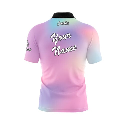 Cotton Candy Skies Fast Track CoolWick Bowling Jersey - Image 3
