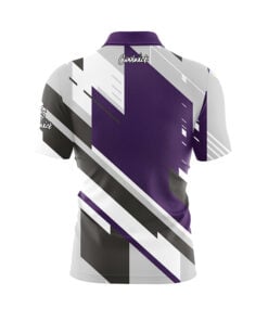 Alternative view of Mid Lane Purple Fast Track CoolWick Bowling Jersey