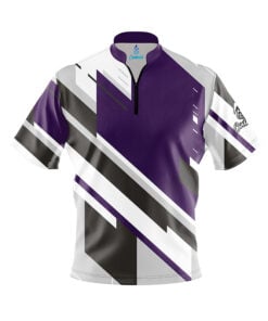Mid Lane Purple Fast Track CoolWick Bowling Jersey