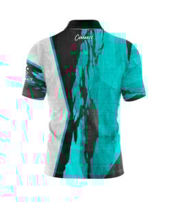 Alternative view of Pin Deck Fast Track CoolWick Bowling Jersey