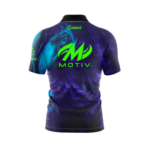 Motiv Evoke Hysteria Fast Track CoolWick Bowling Jersey - Image 2