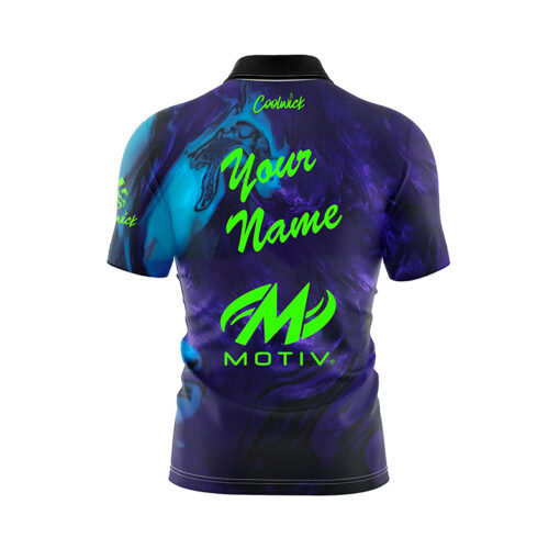 Motiv Evoke Hysteria Fast Track CoolWick Bowling Jersey - Image 3