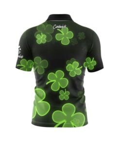 Alternative view of Glowing Luck Fast Track CoolWick Bowling Jersey