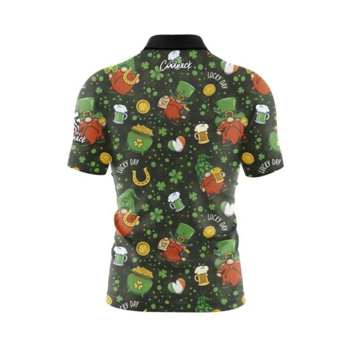 Gnomies Lucky Day Fast Track CoolWick Bowling Jersey - Image 2
