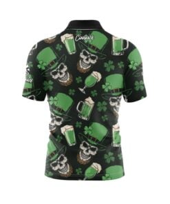Alternative view of Skully St Patty Fast Track CoolWick Bowling Jersey
