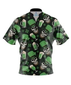 Skully St Patty Fast Track CoolWick Bowling Jersey