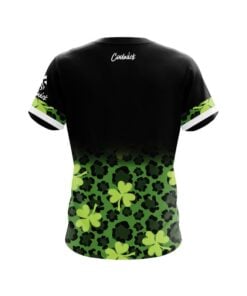 Alternative view of Lucky Leopard Fade CoolWick Bowling Jersey