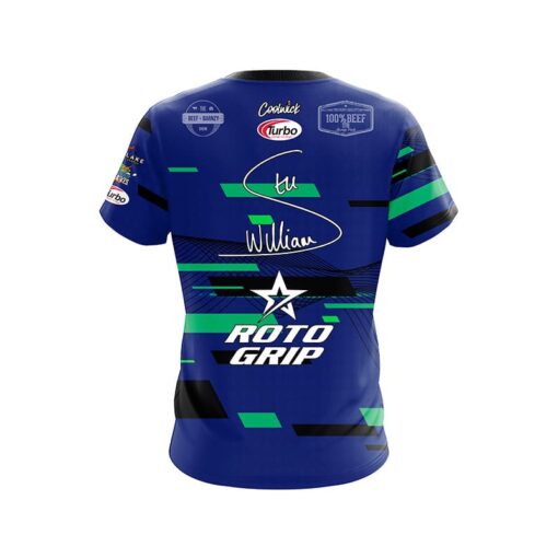 Roto Grip Stu Williams Lime in the Coconut CoolWick Bowling Jersey - Image 2