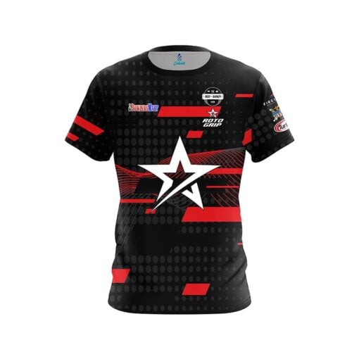 Roto Grip Stu Williams Black Red CoolWick Bowling Jersey