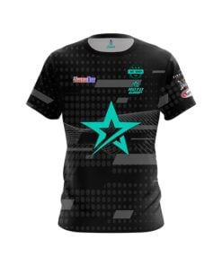 Roto Grip Stu Williams Black Teal CoolWick Bowling Jersey