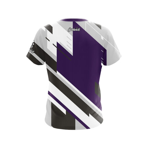 Mid Lane Purple CoolWick Bowling Jersey - Image 2