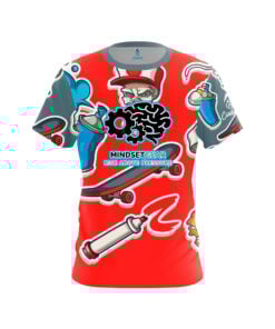 Skater Stickers Mindset Gear CoolWick Bowling Jersey