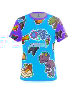 Dino Stickers Mindset Gear CoolWick Bowling Jersey