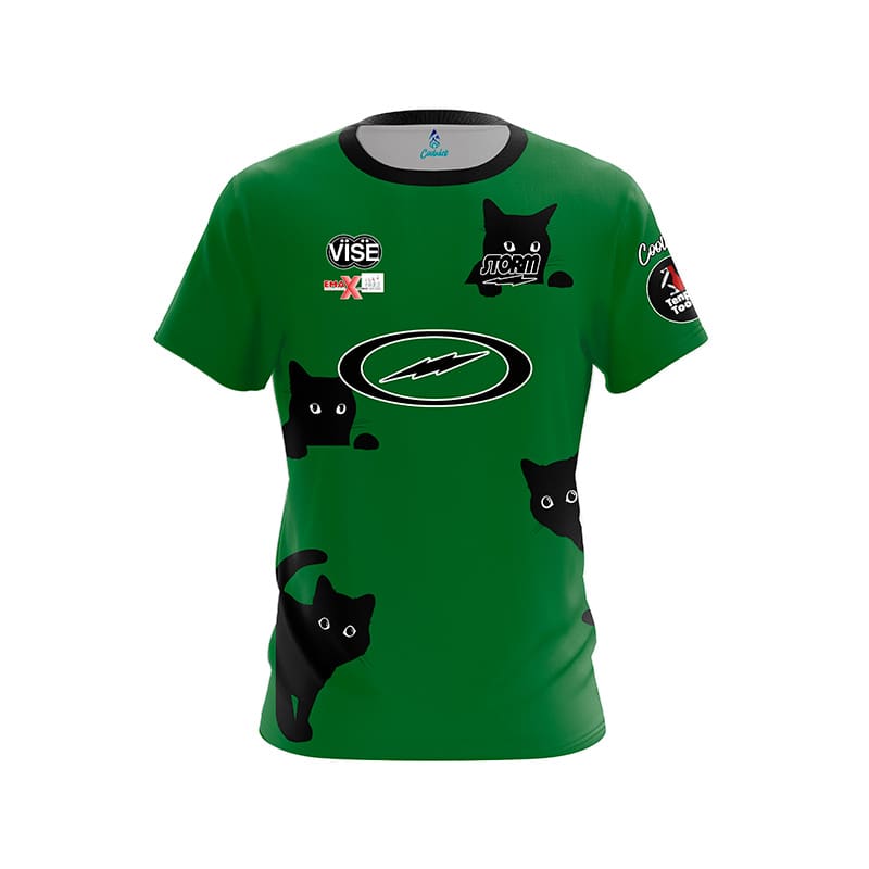 Storm Thomas Larsen Jungle Cats CoolWick Bowling Jersey