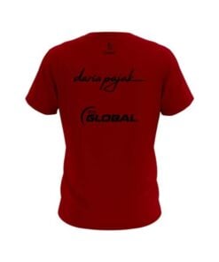Alternative view of 900 Global Daria Pajak Deep Red CoolWick Bowling Jersey
