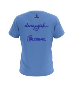 Alternative view of 900 Global Daria Pajak Light Blue CoolWick Bowling Jersey