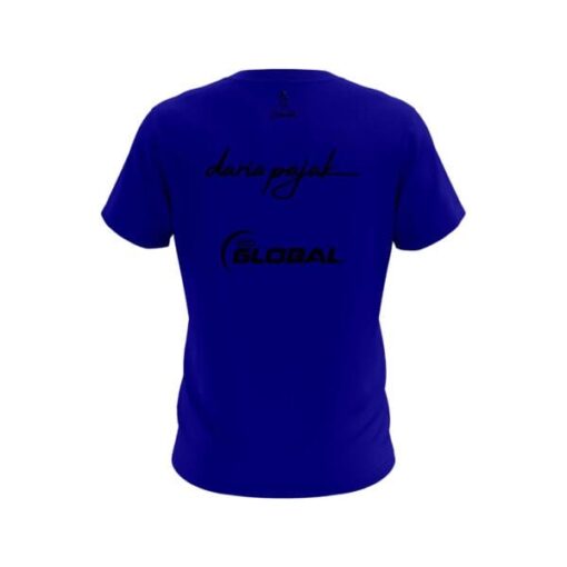 900 Global Daria Pajak Deep Navy CoolWick Bowling Jersey - Image 2