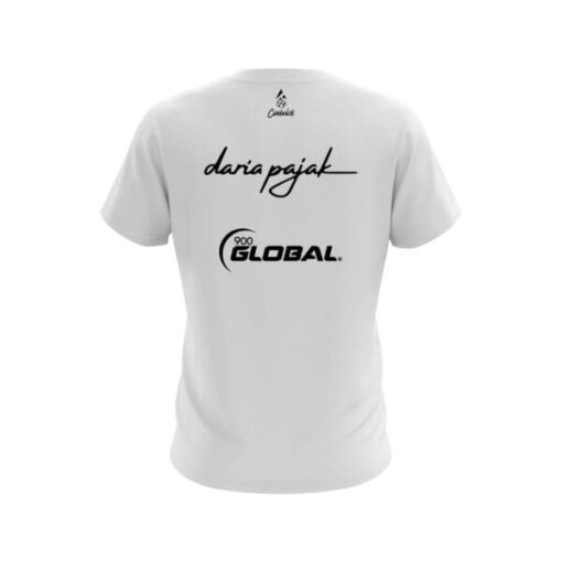 Daria Pajak White CoolWick Bowling Jersey - Image 2