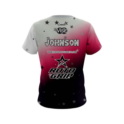 Stefanie Johnson Roto Grip Watermelon CoolWick Bowling Jersey - Image 2