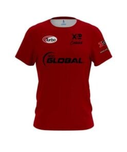 900 Global Daria Pajak Deep Red CoolWick Bowling Jersey