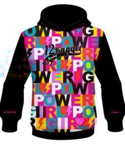 12Bagger Reign Girl Power CoolWick Bowling Hoodie