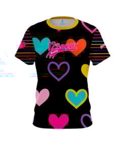 12Bagger Reign Hearts and Stripes CoolWick Bowling Jersey