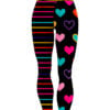 12Bagger Reign Hearts and Stripes CoolWick Leggings - Image 2