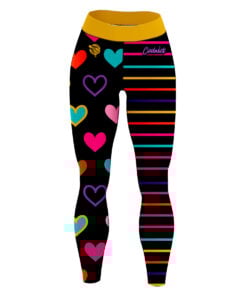 12Bagger Reign Hearts and Stripes CoolWick Leggings