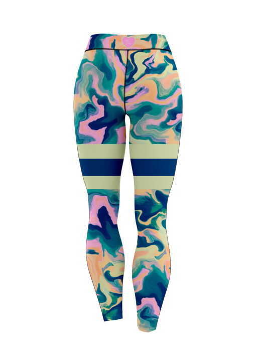 12Bagger Reign Marble Paint CoolWick Leggings - Image 2