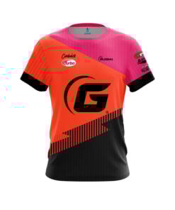 900 Global Chris Sloan Orange Pink Velocity CoolWick Bowling Jersey