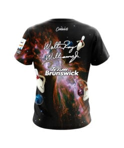Alternative view of Brunswick Walter Ray Williams Jr. Butterfly Nebula CoolWick Bowling Jersey