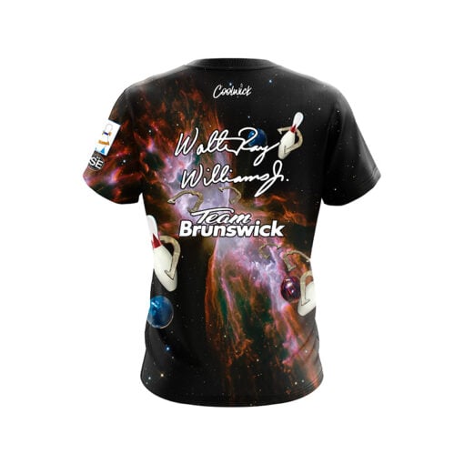 Brunswick Walter Ray Williams Jr. Butterfly Nebula CoolWick Bowling Jersey - Image 2