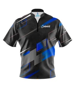 CoolWick Elite Ekirts Blue Grey Sash Zip Jersey