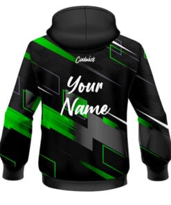 Alternative view of CoolWick Elite Ekirts Green Grey Hoodie