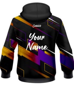 Alternative view of CoolWick Elite Ekirts Purple Gold Hoodie