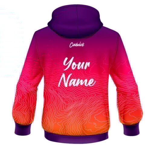 CoolWick Elite Pink Purple Seraps Hoodie - Image 2