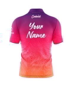 Alternative view of CoolWick Elite Pink Purple Seraps Sash Zip Jersey