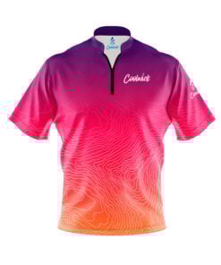 CoolWick Elite Pink Purple Seraps Sash Zip Jersey