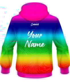 Alternative view of CoolWick Elite Rainbow Seraps Hoodie