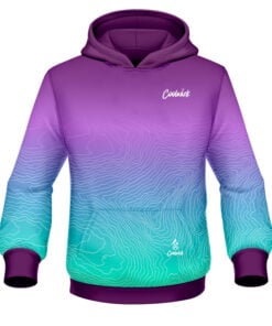 CoolWick Elite Purple Teal Seraps Hoodie