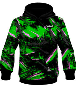 CoolWick Elite Snip Net Green Black Hoodie