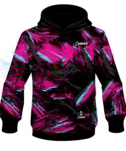 CoolWick Elite Snip Net Pink Black Hoodie