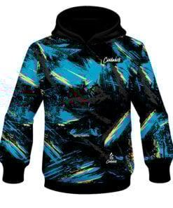 CoolWick Elite Snip Net Teal Black Hoodie