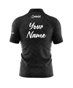 Alternative view of CoolWick Elite Worra Black Sash Zip Jersey