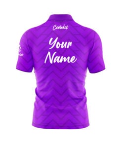 Alternative view of CoolWick Elite Worra Purple Sash Zip Jersey